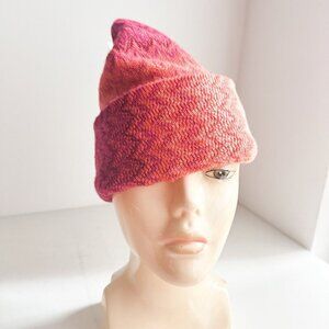 Missoni PInk Red Orange Wool Blend Hat OS